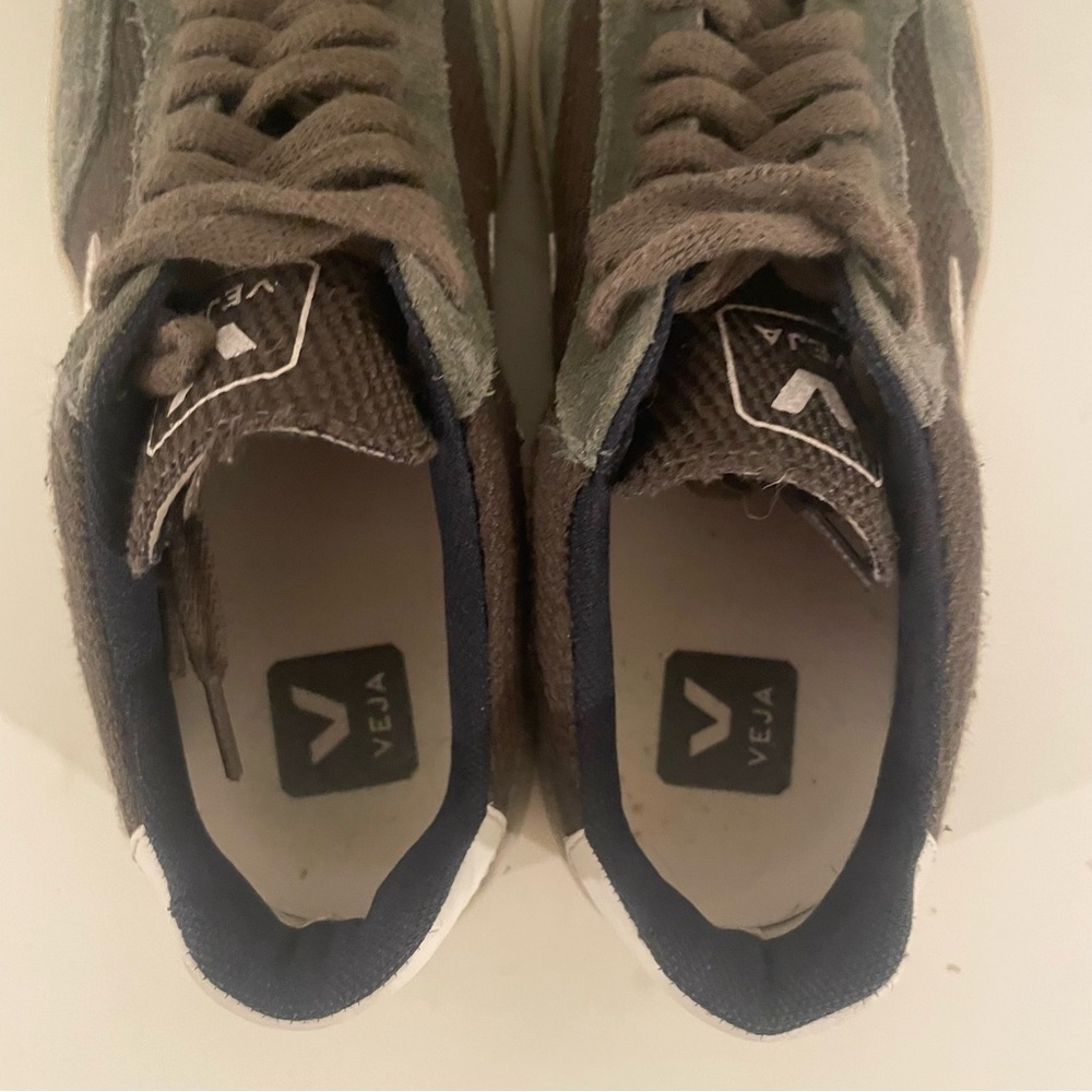 Veja Brown and White Sneakers - Picture 7 of 9